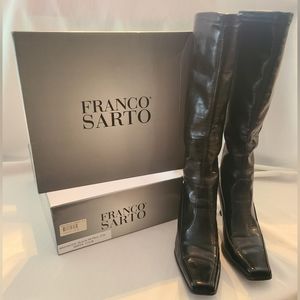 Franco Sarto Brewster Petrol stretch, Black, size 7.5.